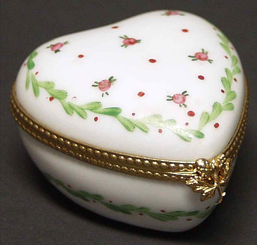PEINT MAIN LIMOGES BOX Heart - No Box by Peint Main-1