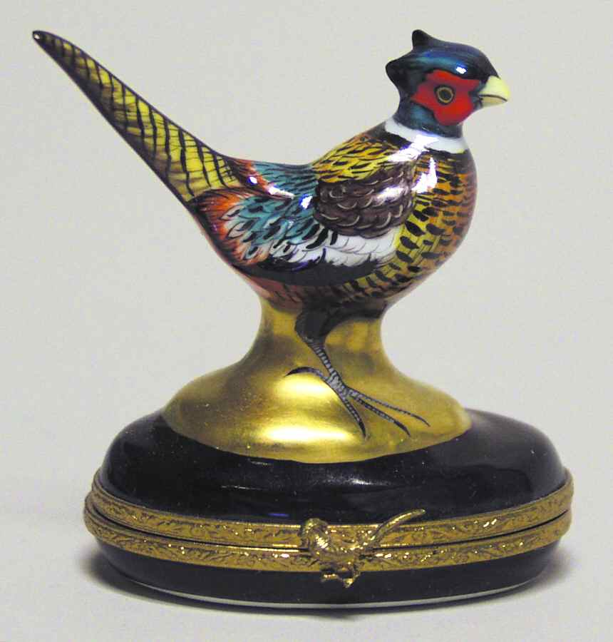 PEINT MAIN LIMOGES BOX Pheasant - No Box by Peint Main-1