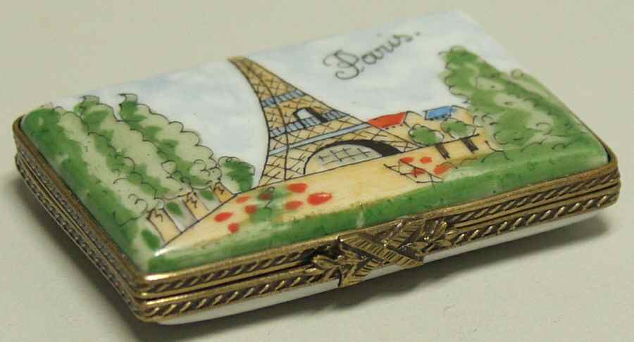 PEINT MAIN LIMOGES BOX Paris - Bx361 With Box by Peint Main-1