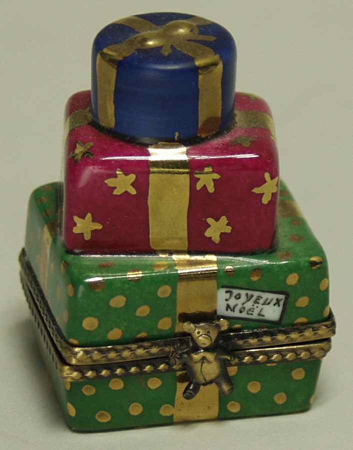 PEINT MAIN LIMOGES BOX Teddy Bear Gift - With Box Bx364 by Peint Main-1