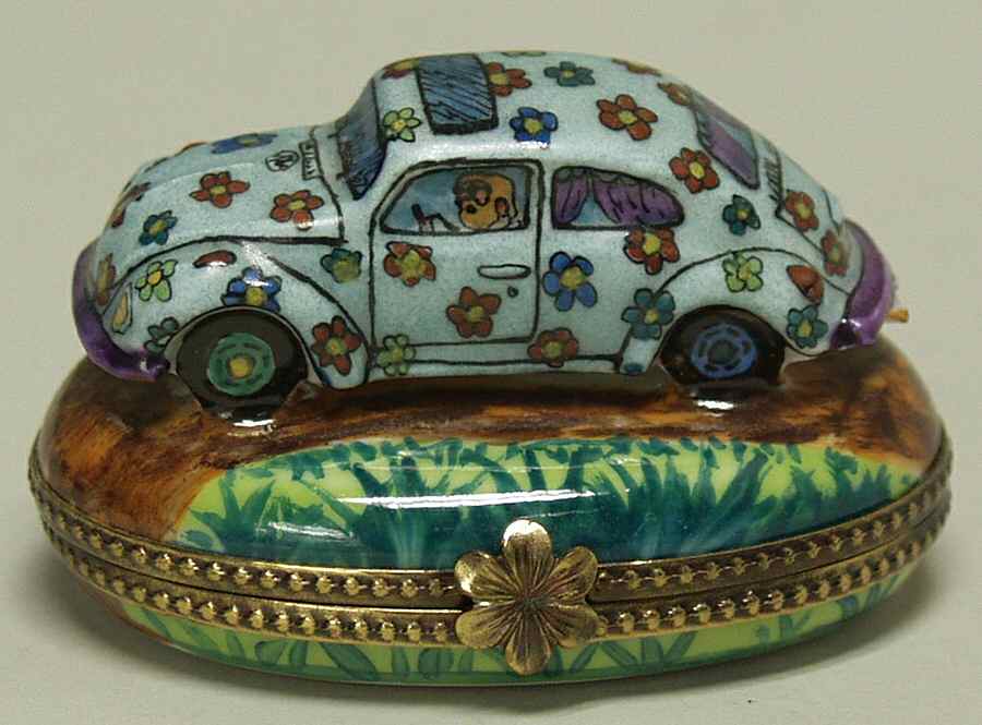 PEINT MAIN LIMOGES BOX Volkswagen - No Box by Peint Main-1