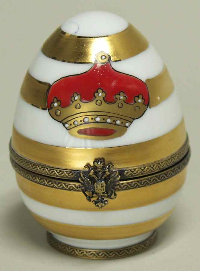 PEINT MAIN LIMOGES BOX Faberge Egg - No Box Nb371 by Peint Main-1