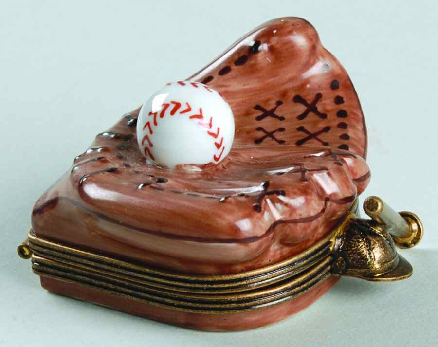 PEINT MAIN LIMOGES BOX Baseball Glove - No Box by Peint Main-1