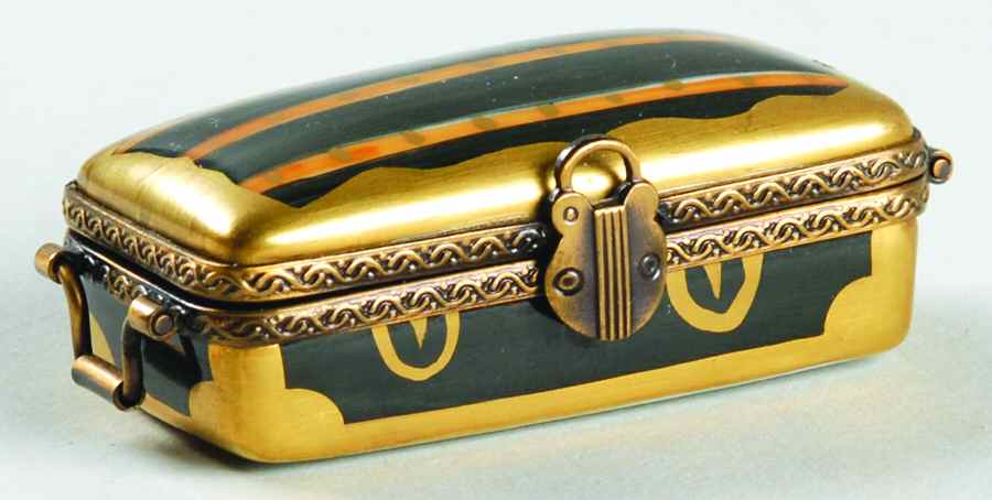 PEINT MAIN LIMOGES BOX Chest - With Box Bx394 by Peint Main-1