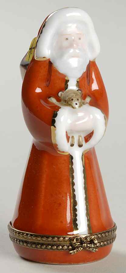 PEINT MAIN LIMOGES BOX Santa Claus - Boxed by Peint Main-1