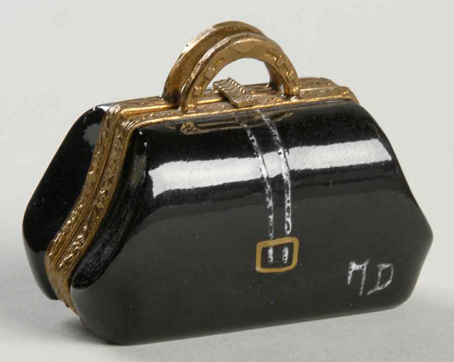 PEINT MAIN LIMOGES BOX Doctor's Bag - Boxed by Peint Main-1