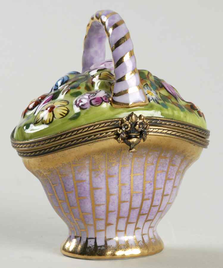 PEINT MAIN LIMOGES BOX Spring Basket - No Box by Peint Main-1