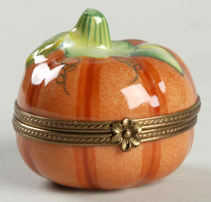 PEINT MAIN LIMOGES BOX Pumpkin - No Box by Peint Main-1