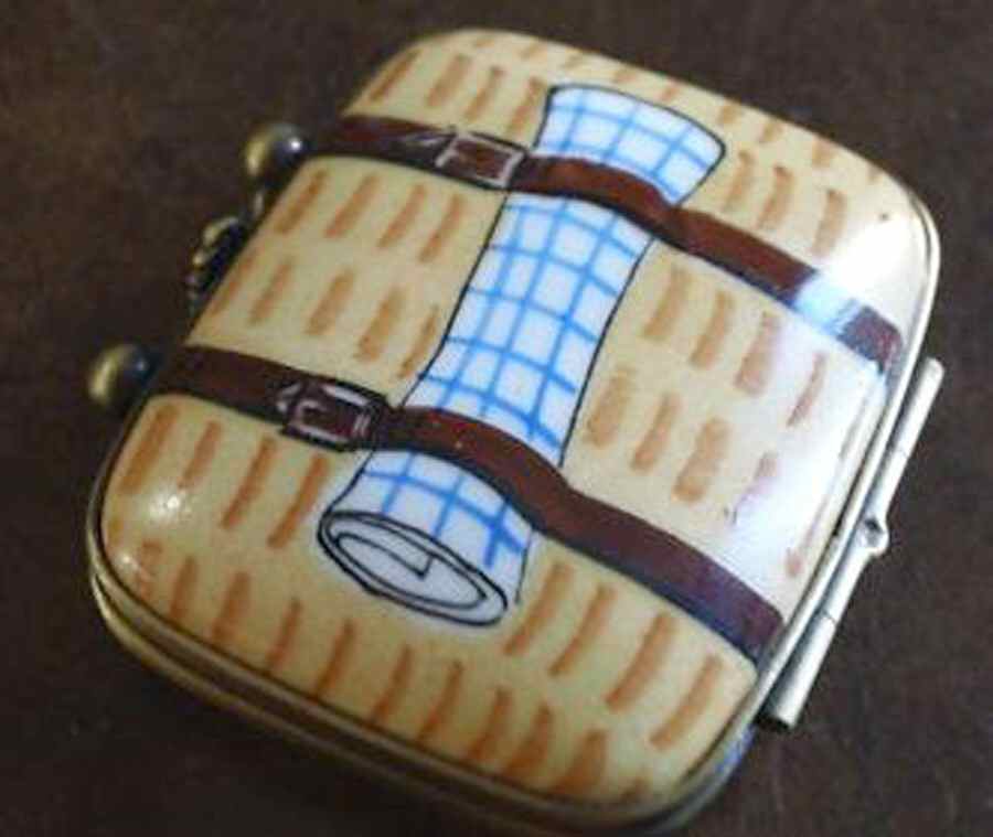 PEINT MAIN LIMOGES BOX Suitcase - No Box by Peint Main-1