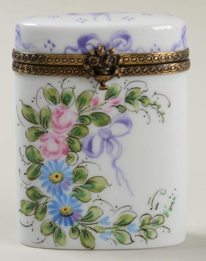PEINT MAIN LIMOGES BOX Floral Box - No Box by Peint Main-1
