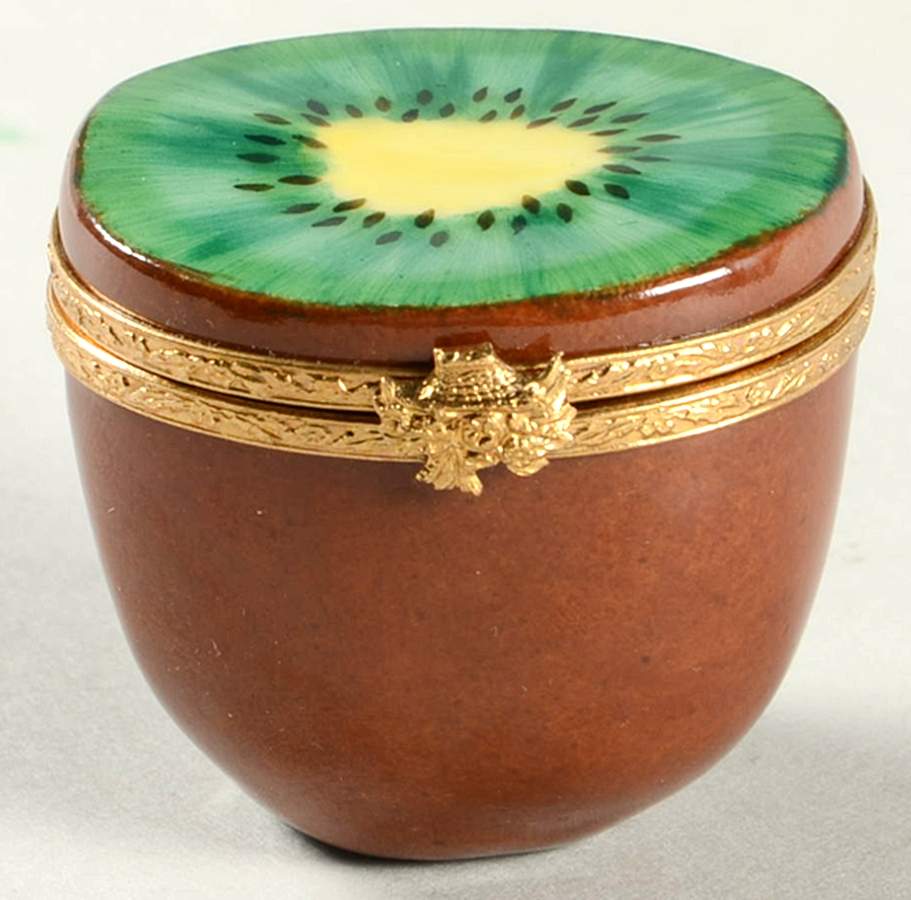 PEINT MAIN LIMOGES BOX Kiwi - No Box by Peint Main-1