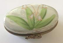 PEINT MAIN LIMOGES BOX Tulip Flowers - No Box by Peint Main-1
