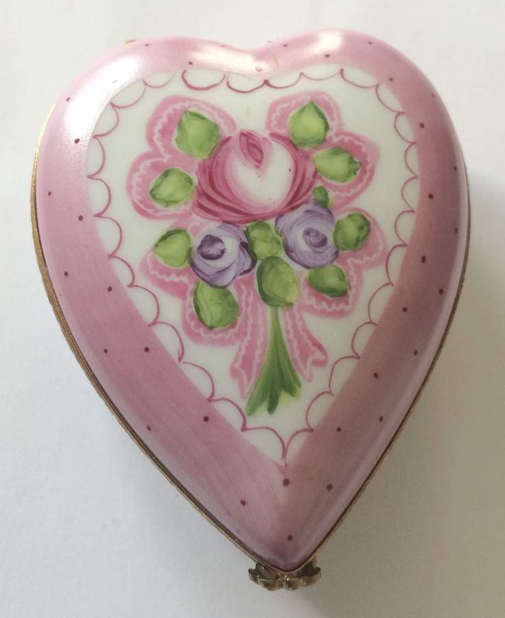 PEINT MAIN LIMOGES BOX Heart - No Box by Peint Main-1