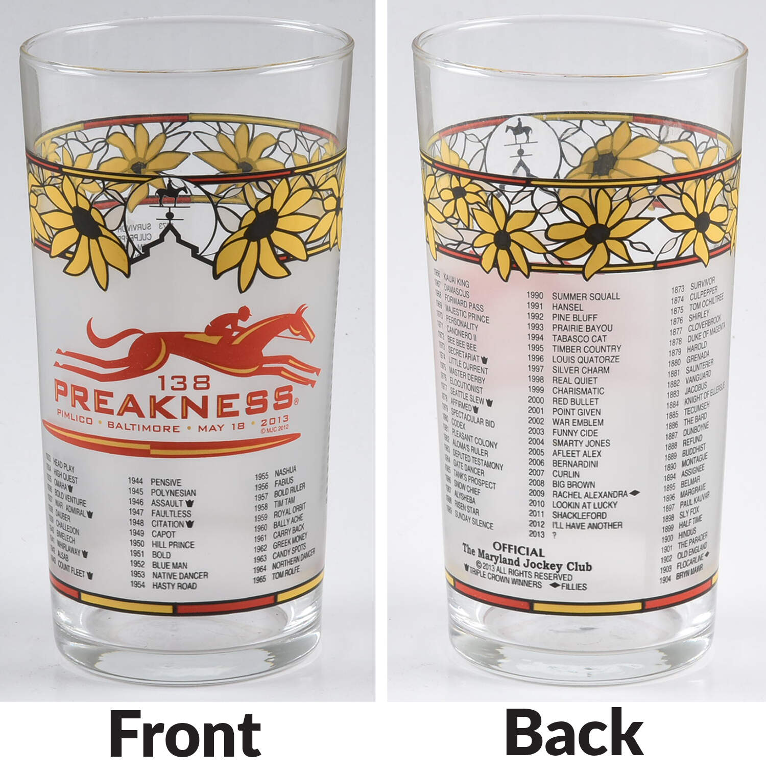 Preakness Glassware 2013 138th - No Box by Preakness-1