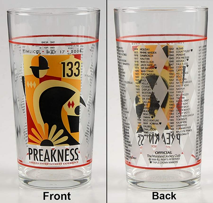 Preakness Glassware 2008 133rd Running - No Box by Preakness-1