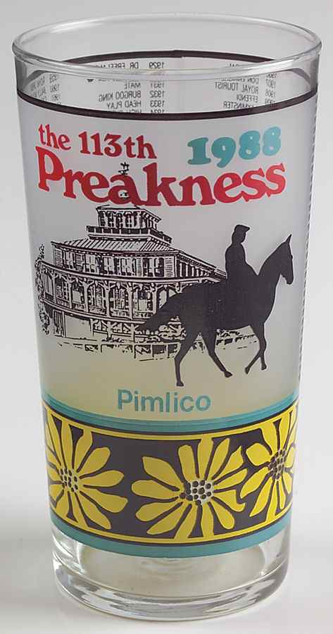 Preakness Glassware 1988 113th - No Box by Preakness-1