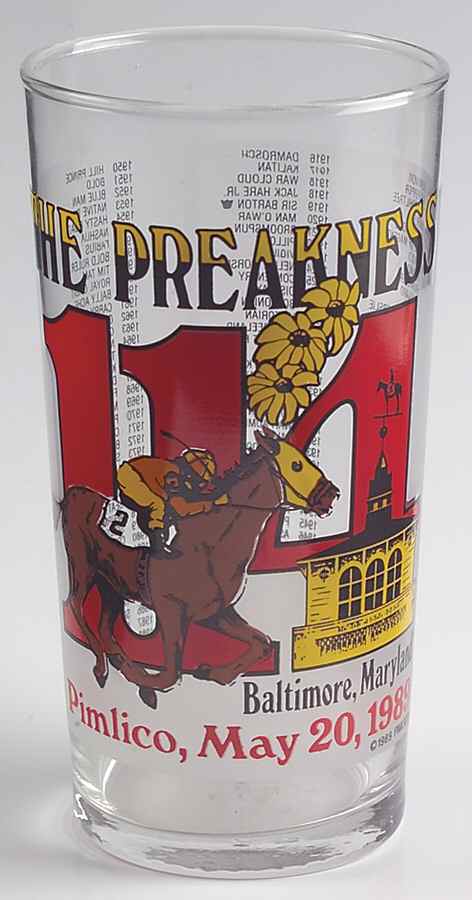 Preakness Glassware 1989 114th - No Box by Preakness-1