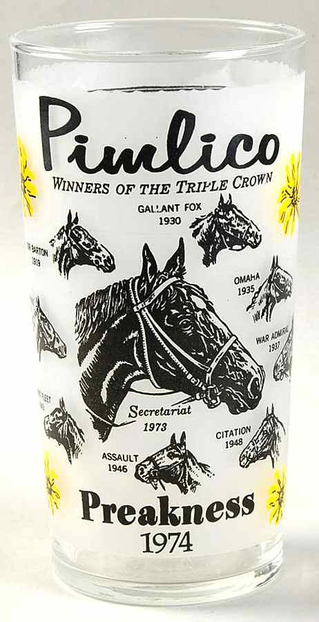 Preakness Glassware 1974 99th - No Box by Preakness-1