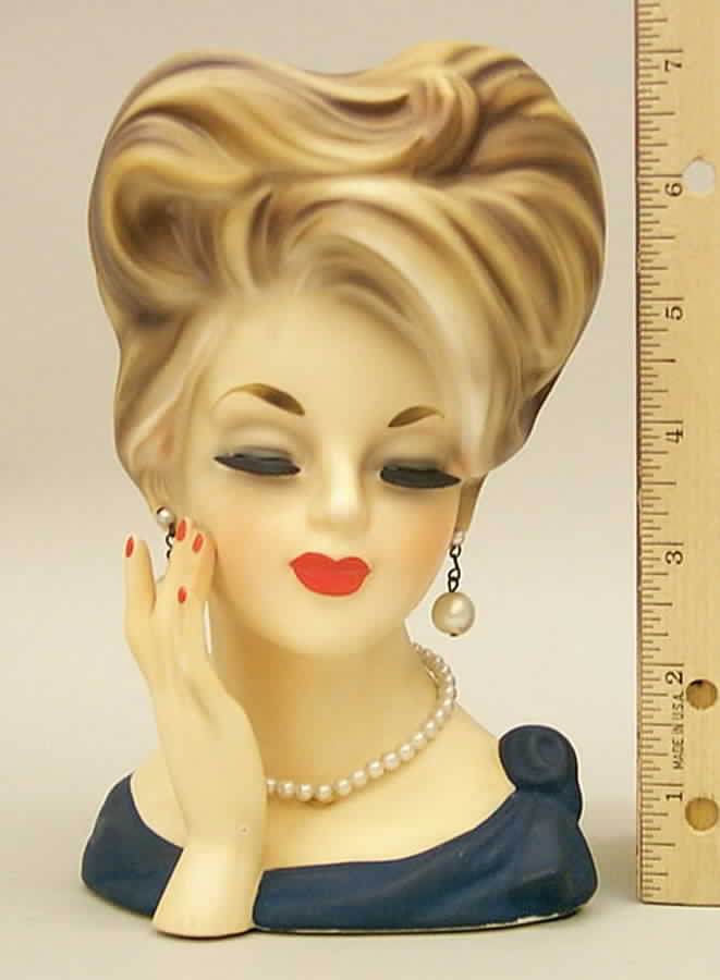 Parma of Japan Head Vase 1 Hand On Cheek - No Box by Parma of Japan-1