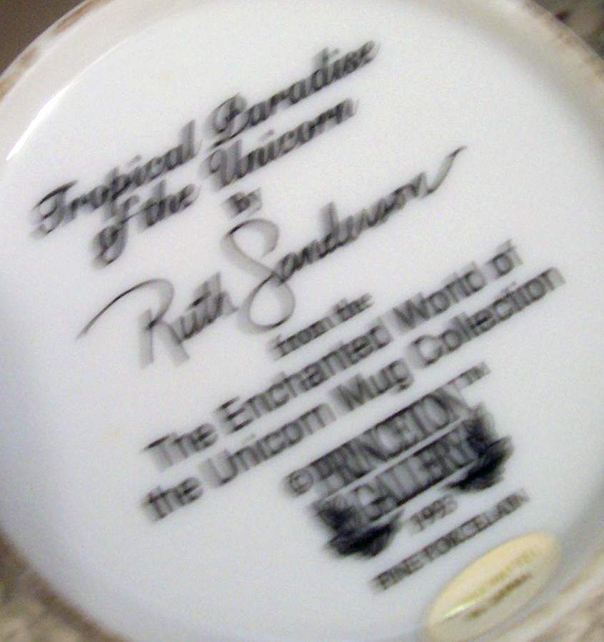 Enchanted World of The Unicorn-Mug Tropical Paradise - With Box by Princeton Gallery-1