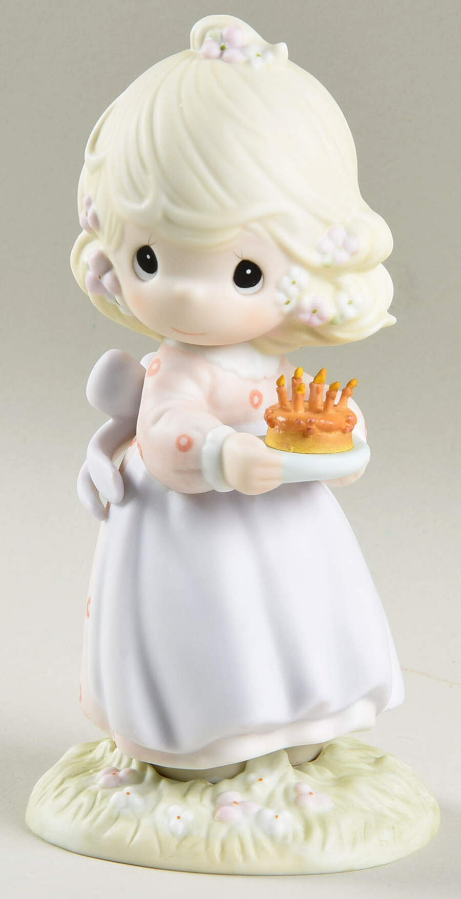 May Your Birthday Be a Blessing Three-Petal Flower-May Your Birthday Be - Three Petal Flower Mark With Box by Precious Moments-1