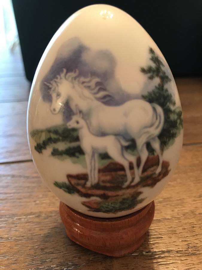 Unicorn Egg Mare & Foal - No Box by Princeton Gallery-1