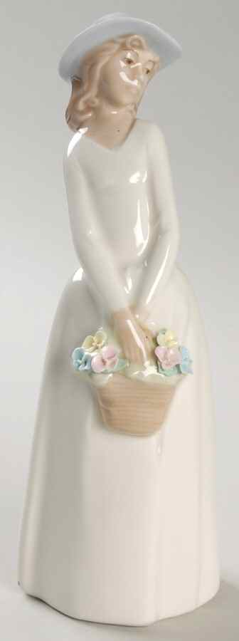Princess House Giftware Lady With Flower Basket - Boxed by Princess House-1
