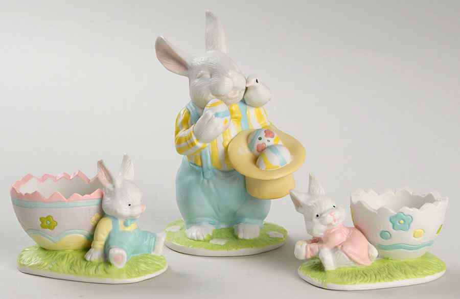 Princess House Giftware Bunny Set-3pcs - Boxed by Princess House-1