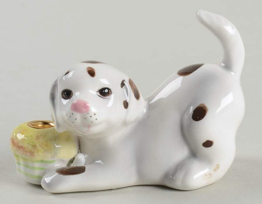 Princess House Giftware White W/ Brown Spots - No Box by Princess House-1