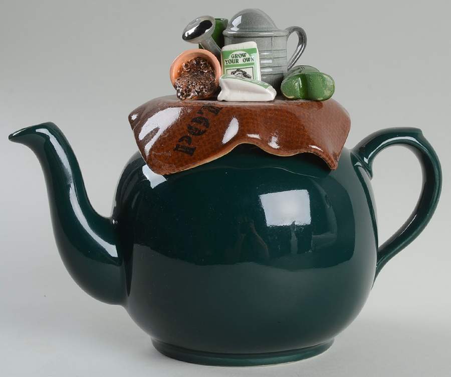 Cardew Designs Tea Pot Betty Gardening - Boxed by Cardew Design-1