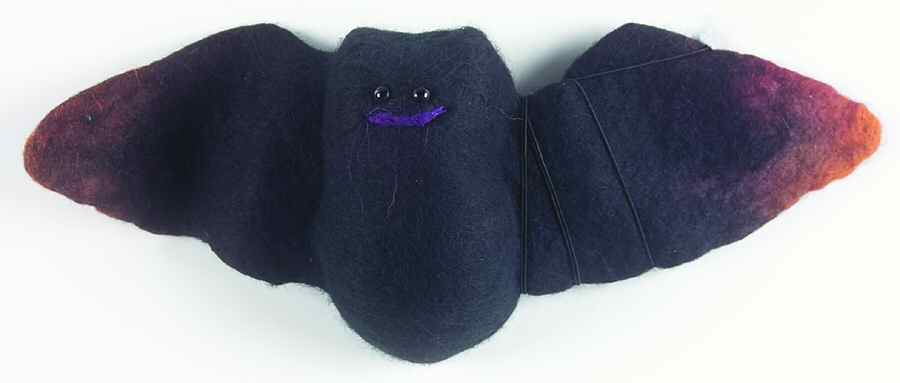 Krinkles Felt Bat Decoration - No Box by Patience Brewster-1
