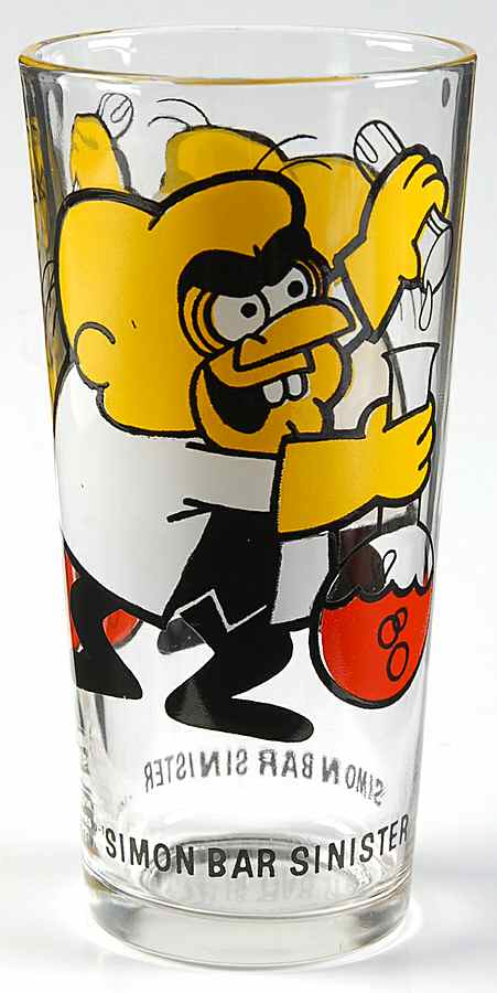 Leonardo TTV Collector Glass Simon Bar Sinister - No Box by Pepsi Cola-1