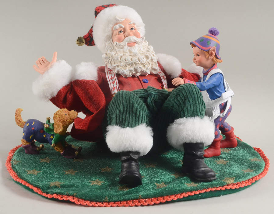 Christmas Traditions Tickled Silly Santa - No Box by Possible Dreams-1