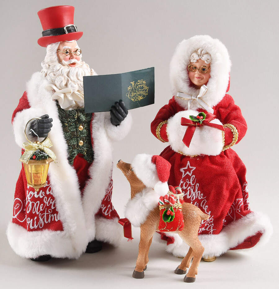 Christmas Traditions A Merry Christmas L.E. Set Of 3 - Boxed by Possible Dreams-1
