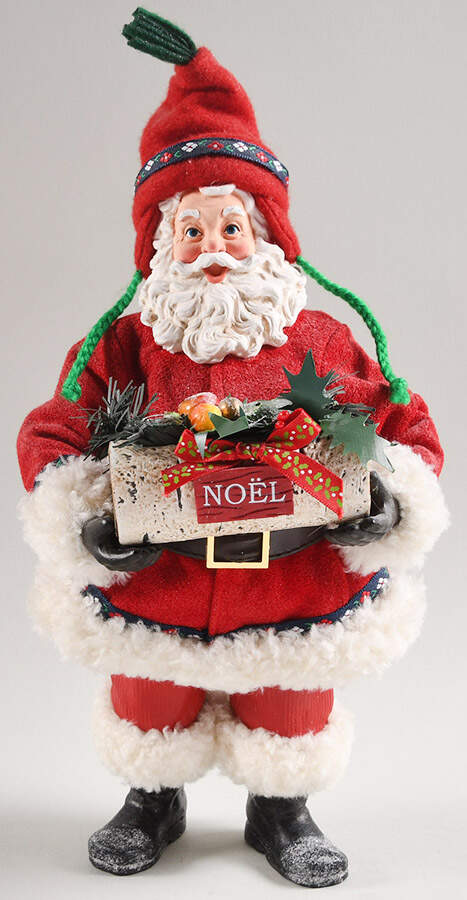 Christmas Traditions Yule Log  - Boxed by Possible Dreams-1