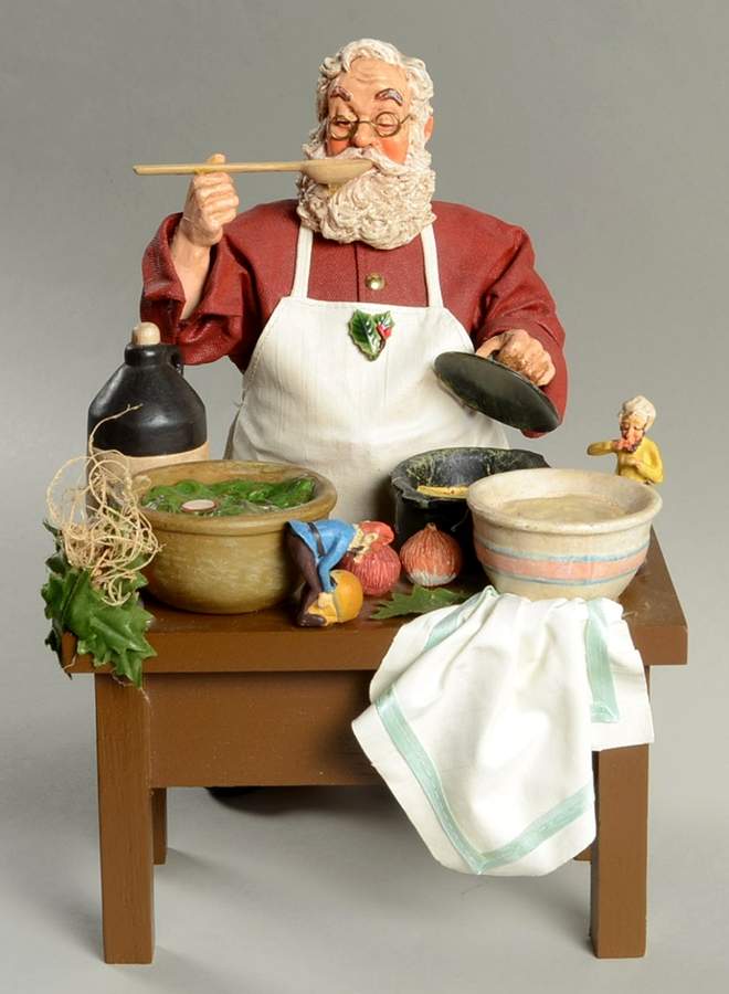 American Artists Santa's Cuisine - No Box by Possible Dreams-1