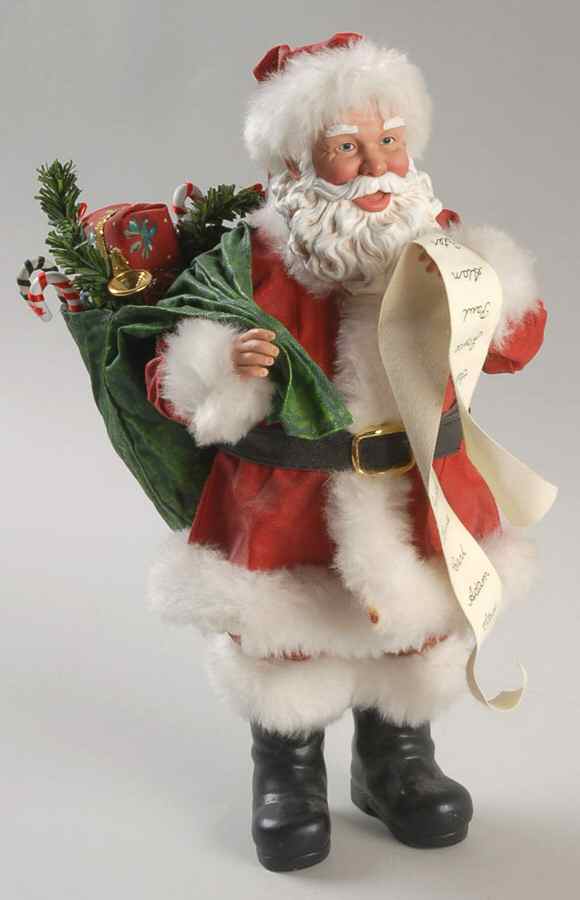 Christmas Traditions Checking His List-Red Suit - Boxed by Possible Dreams-1