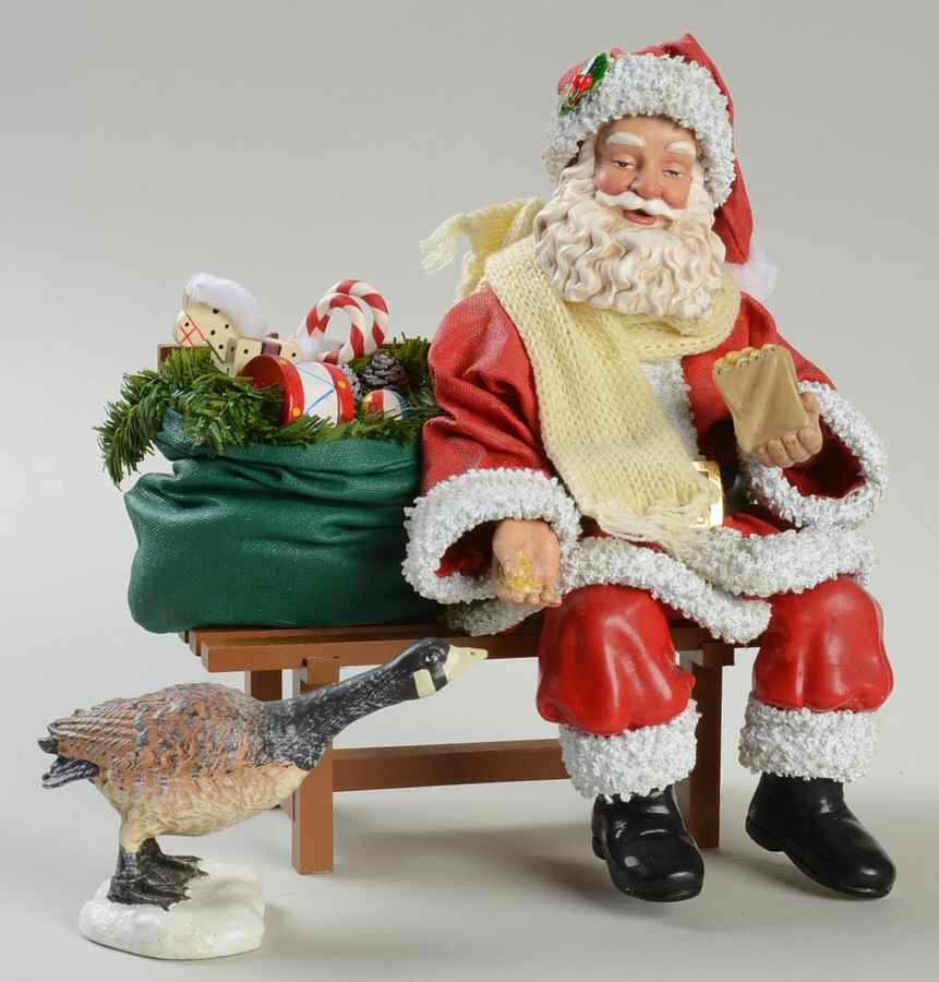 Santa and His Pets Yuletide Nibble - Boxed by Possible Dreams-1