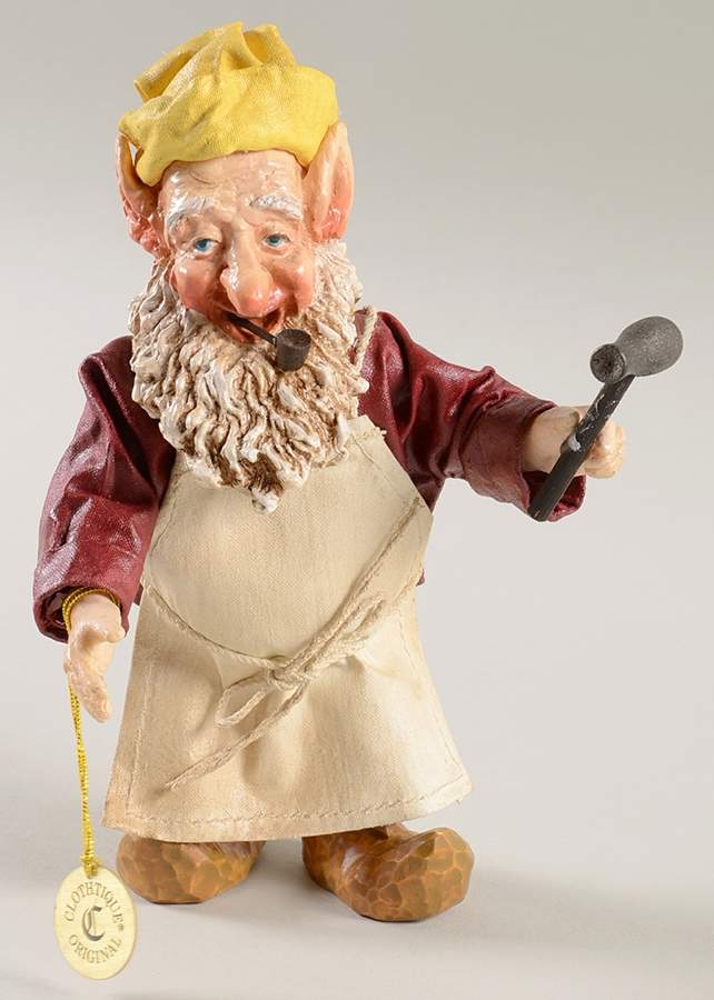 Professionals Working Elf - Yellow Hat - Boxed by Possible Dreams-1