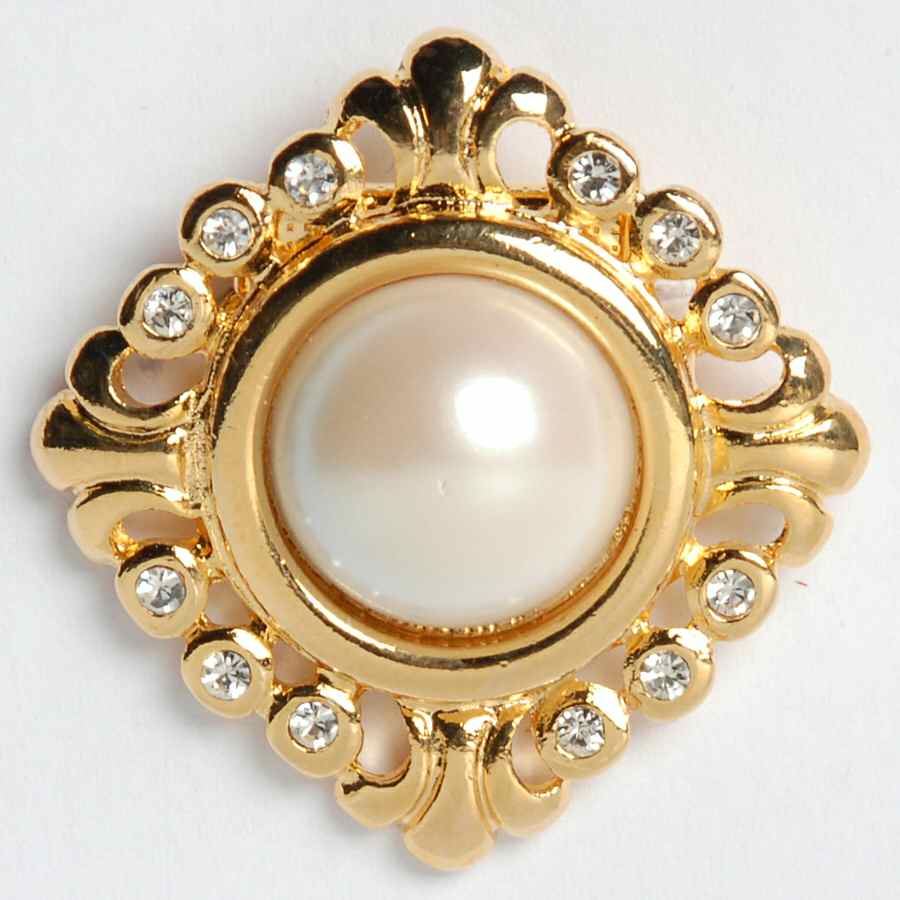 Princess House Jewelry Crystal & Faux Pearl-Clip - No Box by Princess House-1