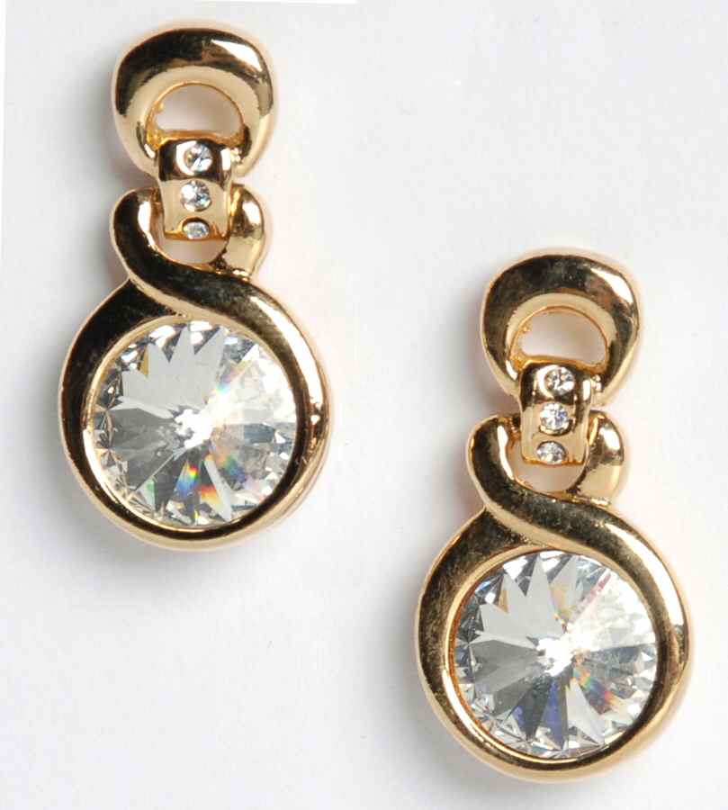 Princess House Jewelry Rivoli Drop Post Earrings - No Box by Princess House-1