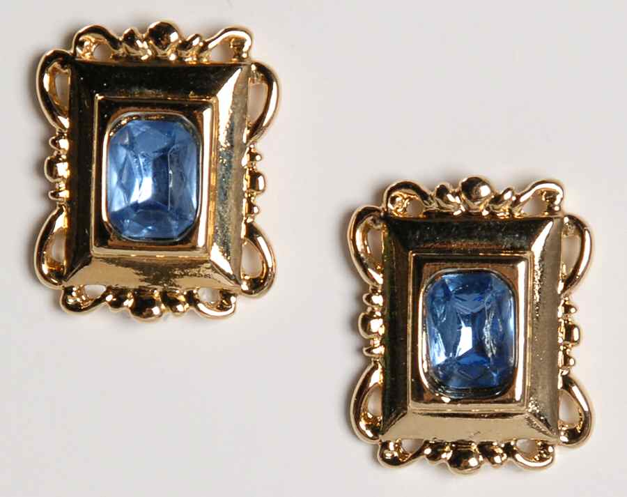 Princess House Jewelry Blue Clips - No Box by Princess House-1