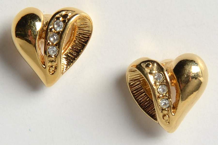 Princess House Jewelry Heart Post Earring - No Box by Princess House-1