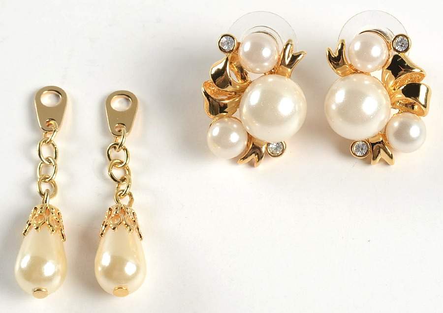 Princess House Jewelry Pearl Cluster Post Earring - No Box by Princess House-1