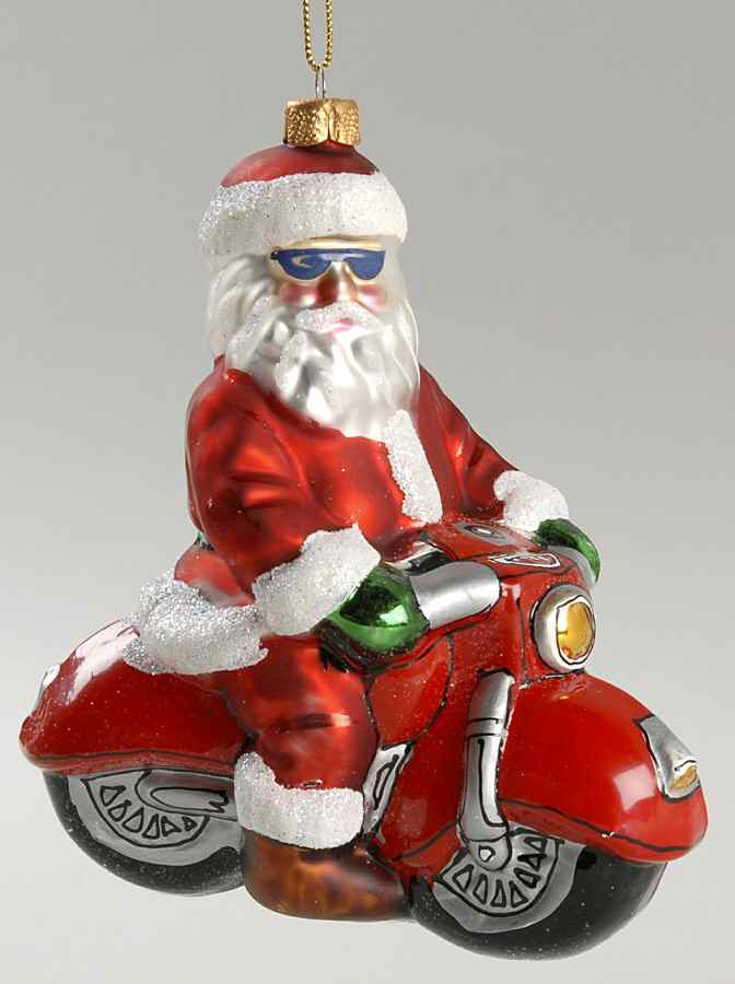 Possible Dreams Glass Ornaments Get Your Motor Running - No Box by Possible Dreams-1