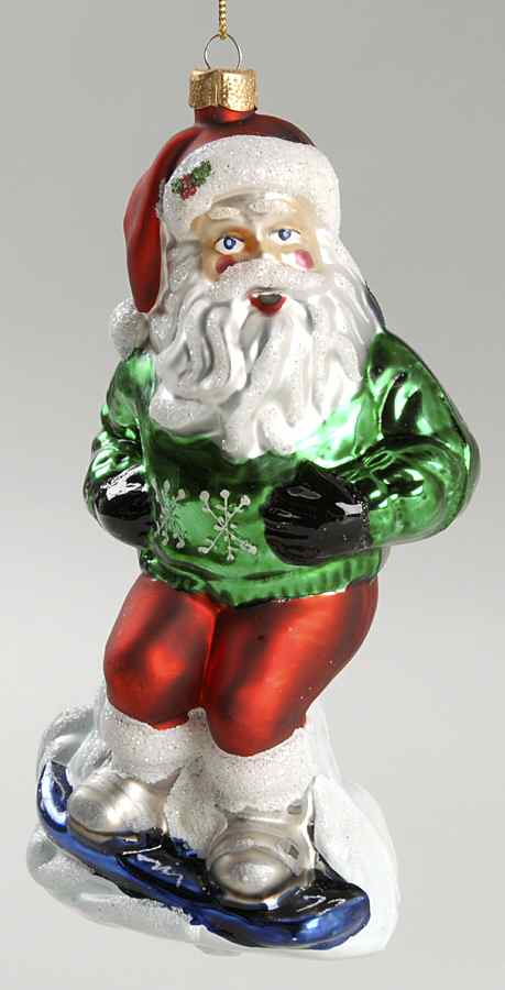 Possible Dreams Glass Ornaments Shreddin On The Pipe - No Box by Possible Dreams-1