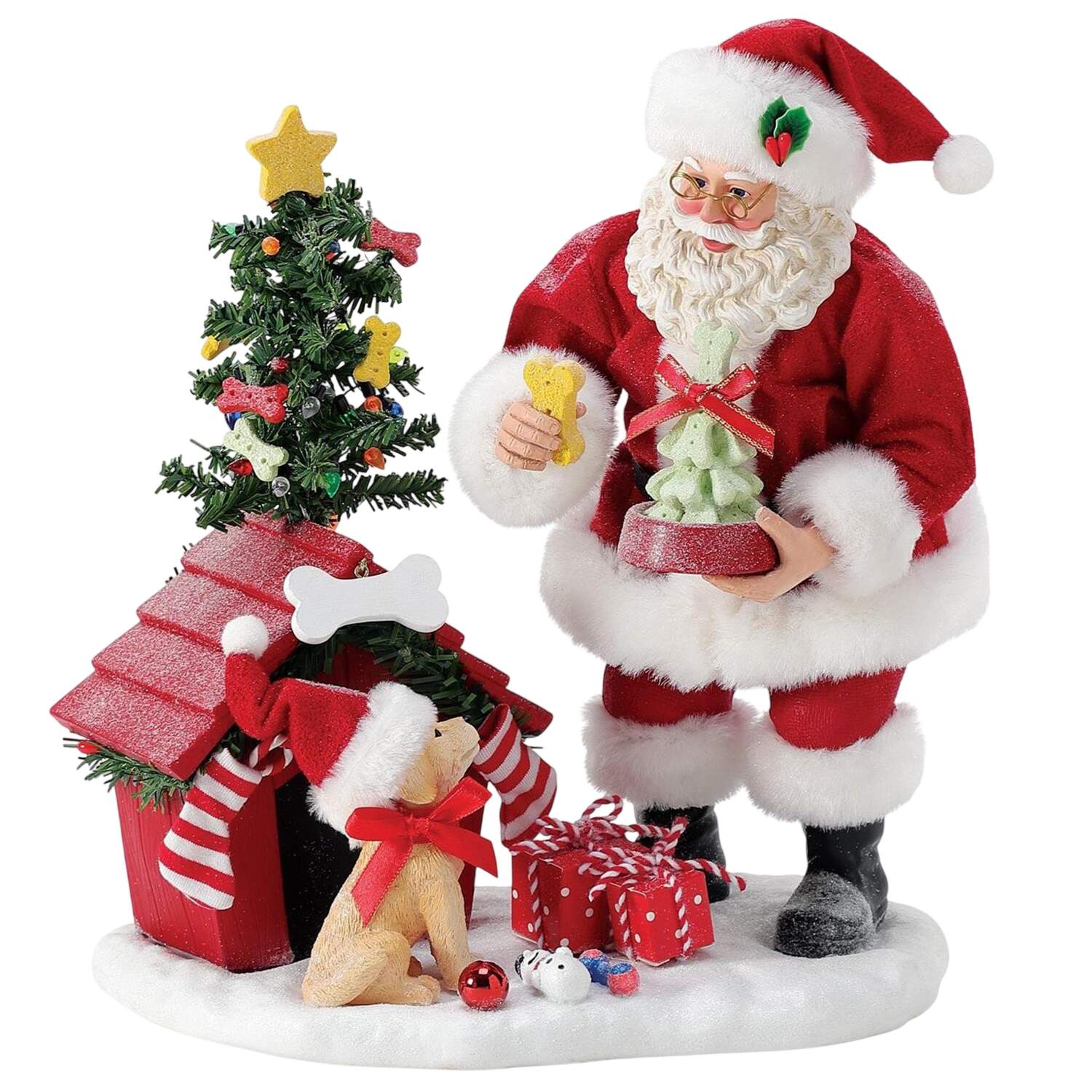 Santa and His Pets Puppy's Christmas - Boxed by Possible Dreams-1