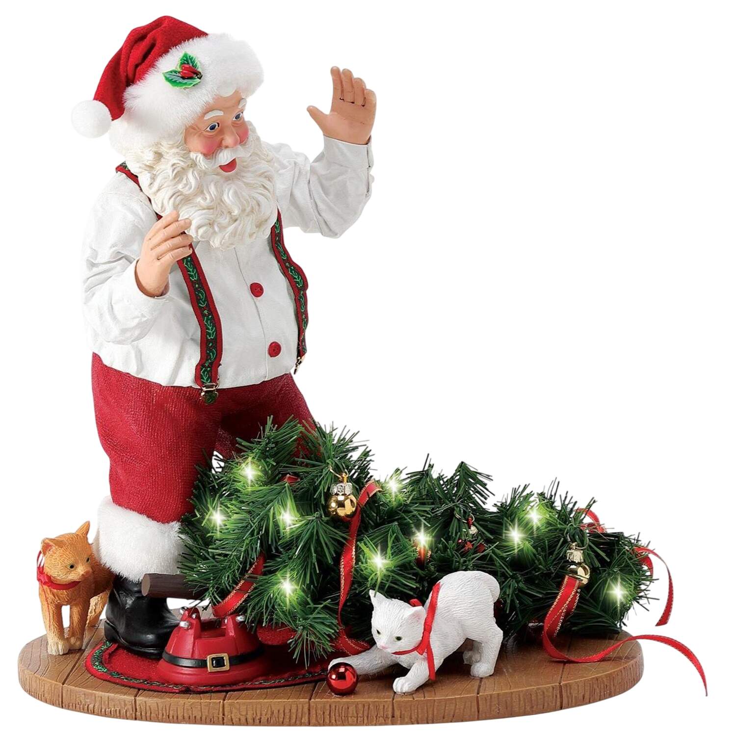 Santa and His Pets Mischief - Boxed by Possible Dreams-1