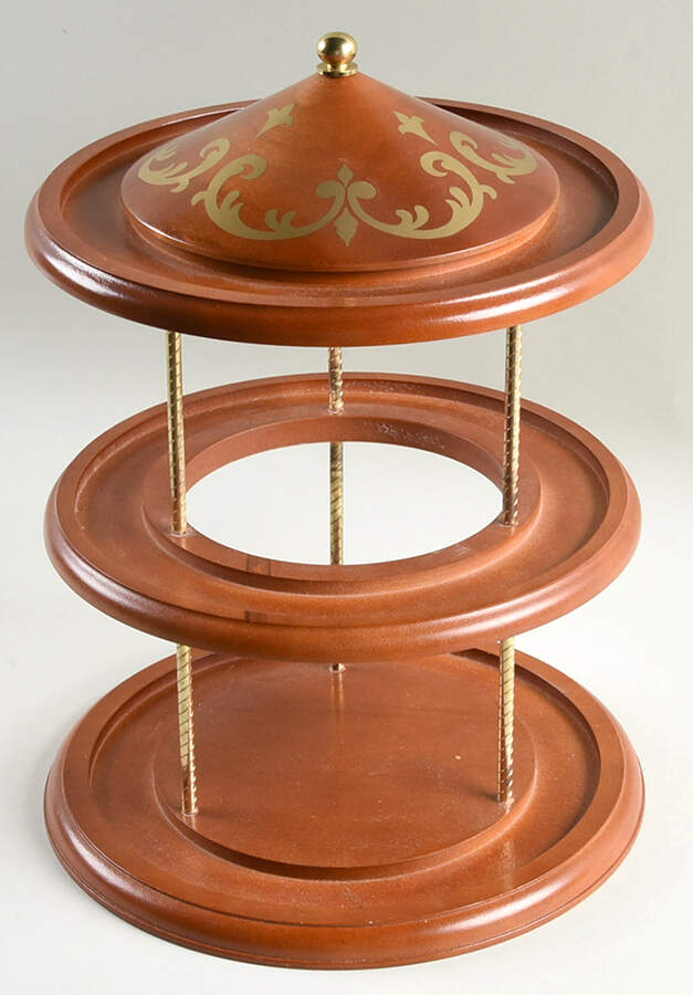 Gems of the Carousel Wooden Display - Display Rack Wood by Princeton Gallery-1