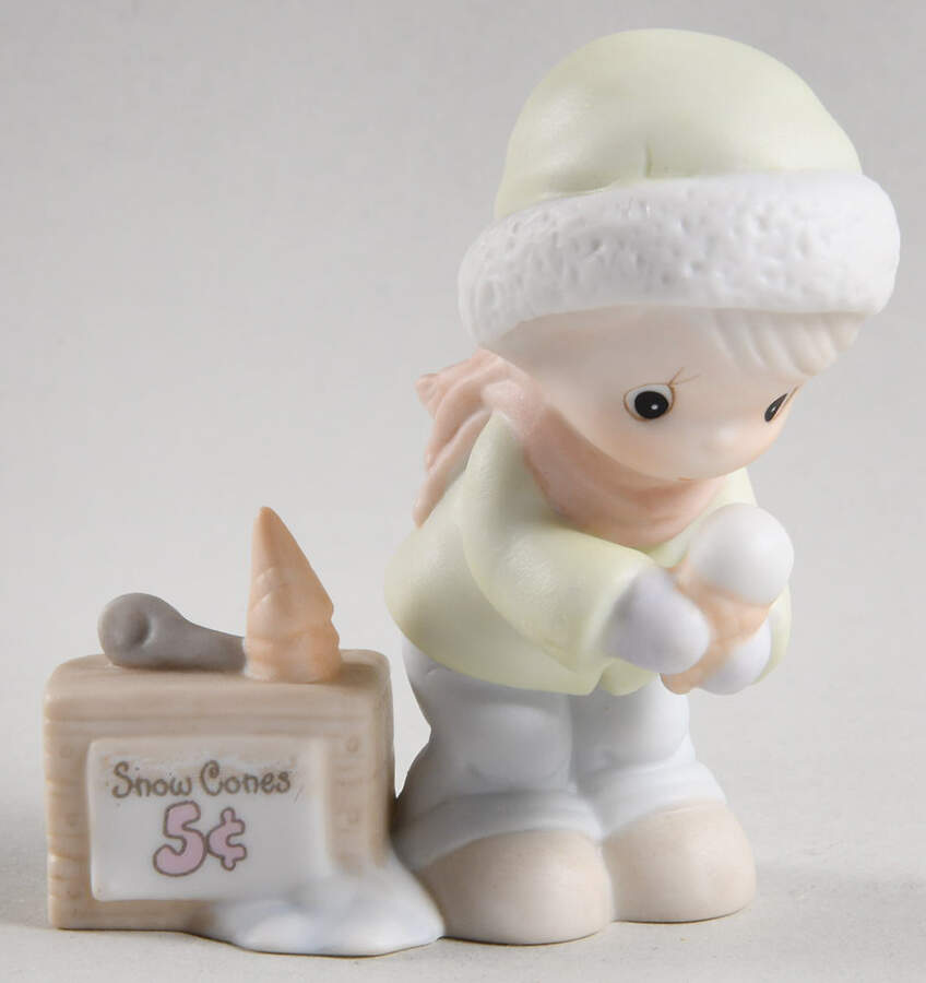Sugar Town Post Office Set Eyeglasses-Boy With Snow Cones - No Box 8-Eyeglasses Trademark by Precious Moments-1